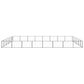 NNEVL Dog Kennel Black 48 m² Steel