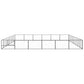 NNEVL Dog Kennel Black 48 m² Steel