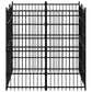 NNEVL Outdoor Dog Kennel Steel 3.69 m²