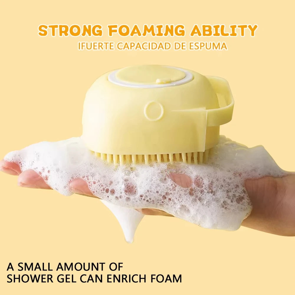 Soft Rubber Pet Grooming Shower Brush