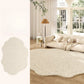 Thickened Cream Plush Rug for Living Room