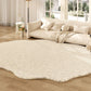 Thickened Cream Plush Rug for Living Room