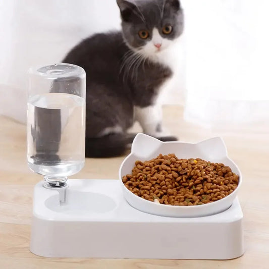 Automatic Pet Drinking and Feeding Bowl