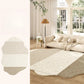 Thickened Cream Plush Rug for Living Room