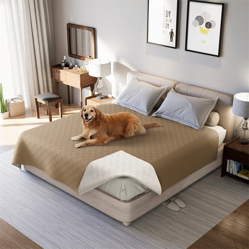 Waterproof Pet Bedspread for Dogs and Cats