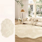 Thickened Cream Plush Rug for Living Room