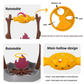 BBQ-Shaped Interactive Cat Toy with Treats