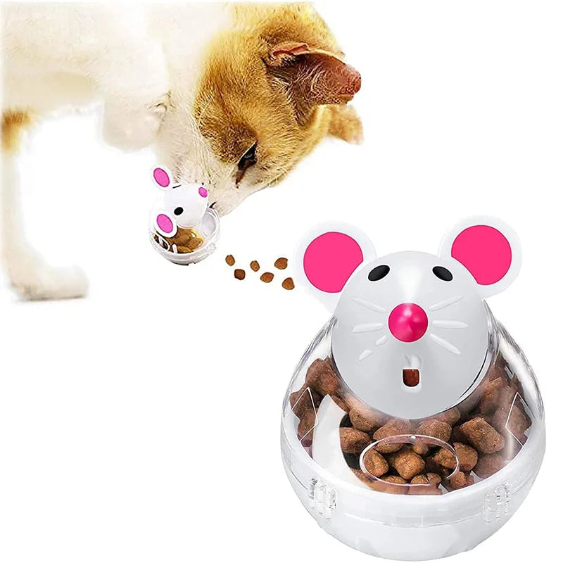 Leak-Proof Interactive Food Dispenser for Cats