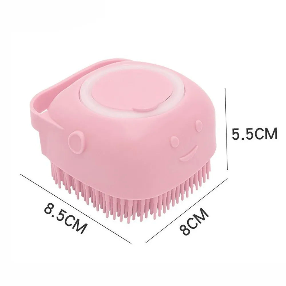 Soft Rubber Pet Grooming Shower Brush