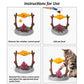 BBQ-Shaped Interactive Cat Toy with Treats