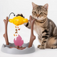 BBQ-Shaped Interactive Cat Toy with Treats