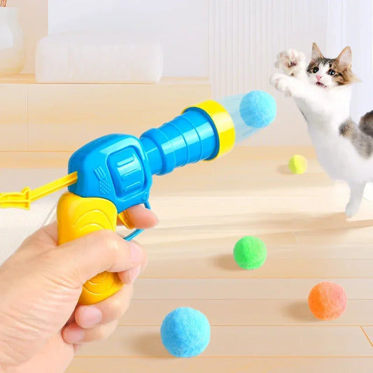 Shooting Ball Toy for Cats Entertainment