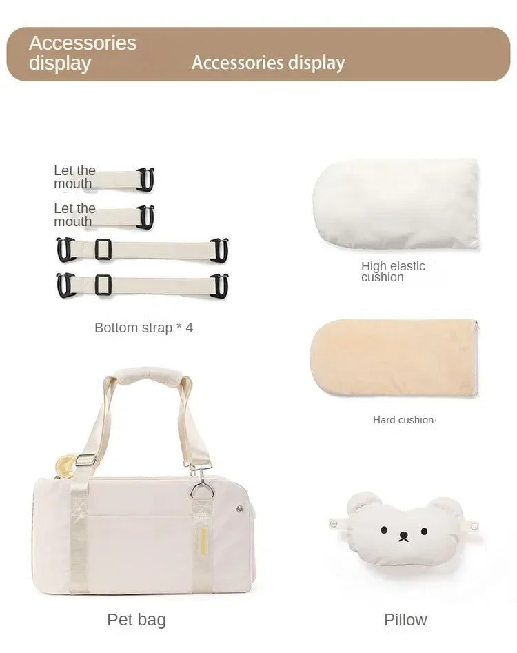 Comfortable Travel Bag for Cats and Dogs