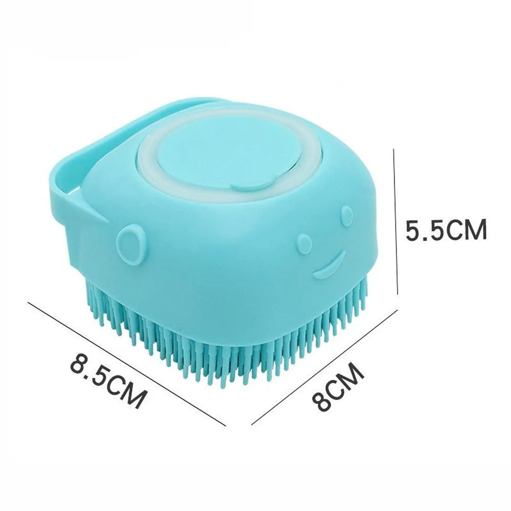 Soft Rubber Pet Grooming Shower Brush