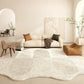 Thickened Cream Plush Rug for Living Room