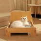 Comfortable Wooden Bed for Dogs Cats