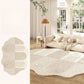 Thickened Cream Plush Rug for Living Room