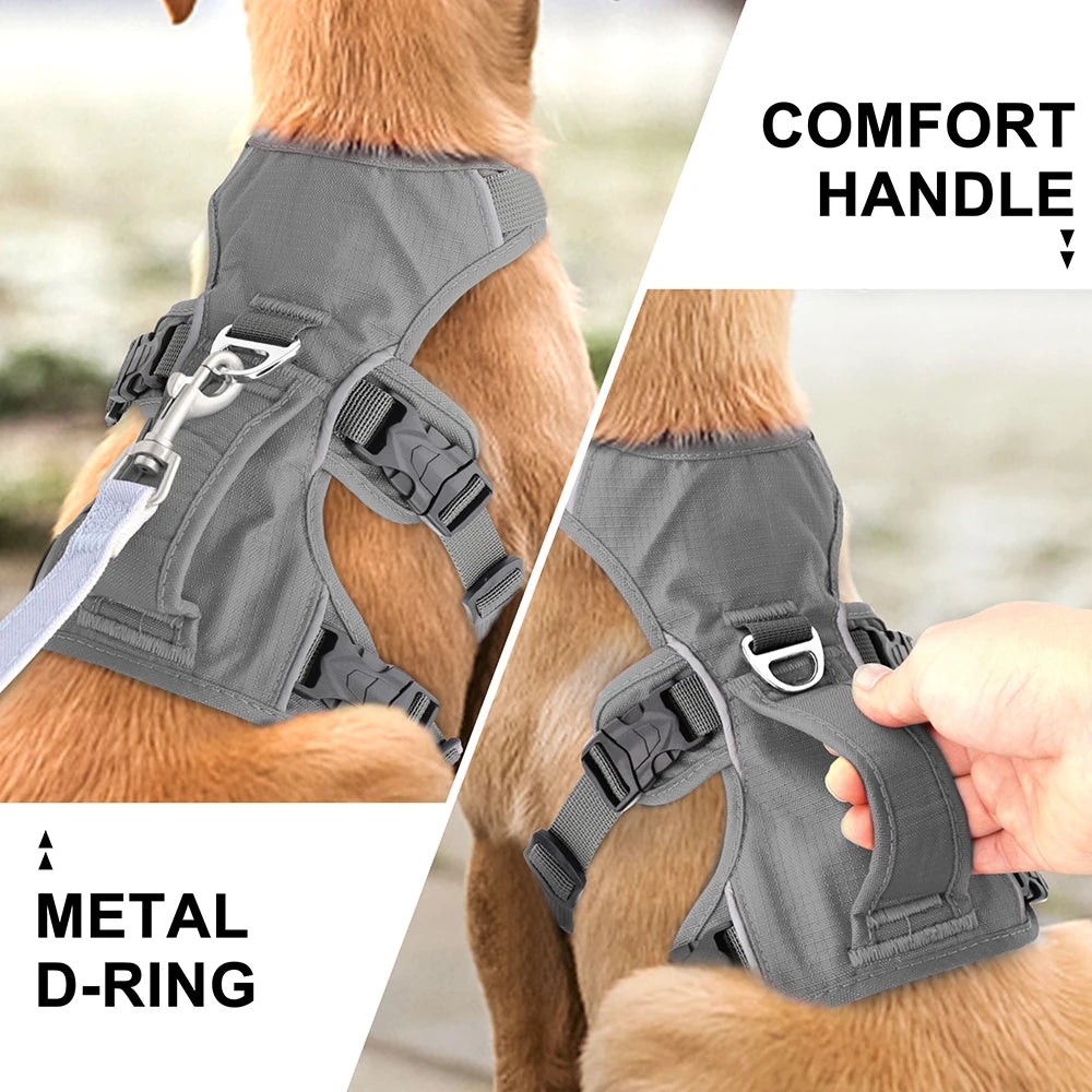 No-Pull Adjustable Nylon Dog Harness Vest