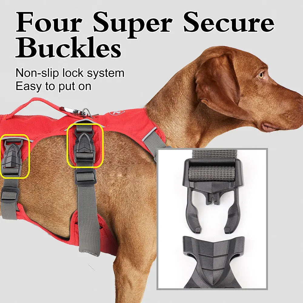 No-Pull Adjustable Nylon Dog Harness Vest