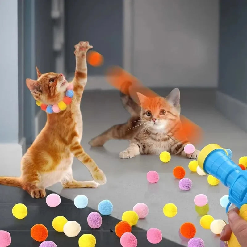 Shooting Ball Toy for Cats Entertainment