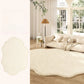 Thickened Cream Plush Rug for Living Room