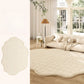 Thickened Cream Plush Rug for Living Room