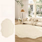 Thickened Cream Plush Rug for Living Room