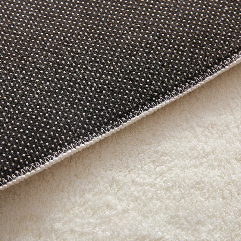 Thickened Cream Plush Rug for Living Room