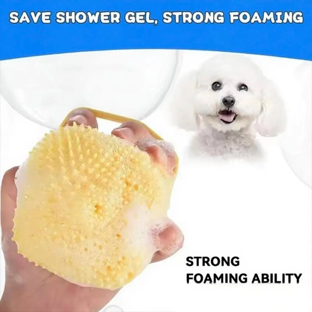 Soft Rubber Pet Grooming Shower Brush