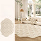 Thickened Cream Plush Rug for Living Room