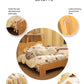 Comfortable Wooden Bed for Dogs Cats