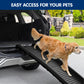 NNEDPE Foldable Car Dog Ramp Vehicle Ladder Step Stairs - Black